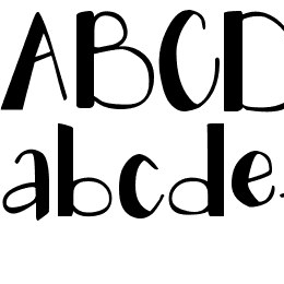 DJB Holly Jolly B'Golly Font File