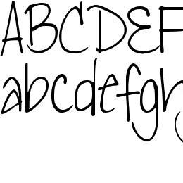 DJB LENA Font File