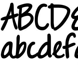 DJB Messy Amanda Goes Bold Font File