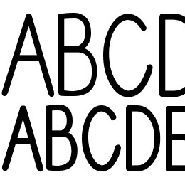 DJB My Last Amen Font File