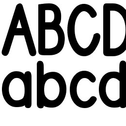 DJB Number 2 Pencil Bold Font File