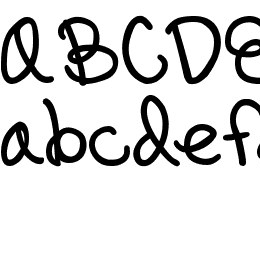 DJB Pinky Swear Font File