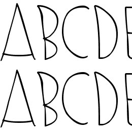 DJB SUGAR SHOCK Font File