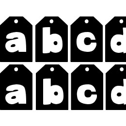 DJB TAGGED Font File