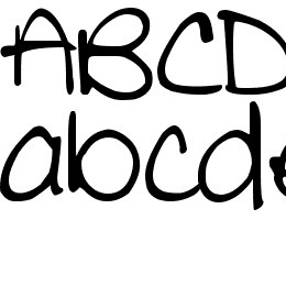 DJB THE CHEERLEADER Font File