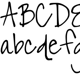 DJB The Font that is Liz Font File