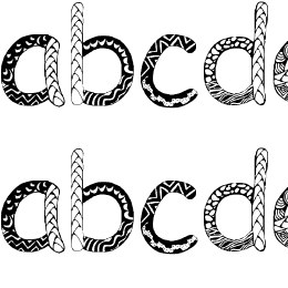 Doodlowers Font File