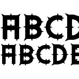 Dornen Font File