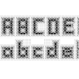 dotgrid Font File