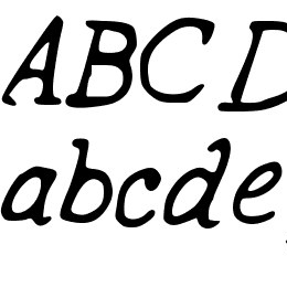 DrewHandwriting2 Font File