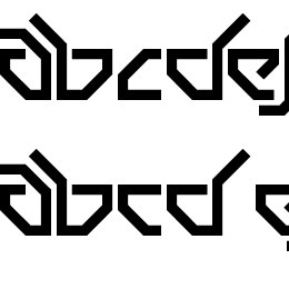 Drum and Bass LDR Font File