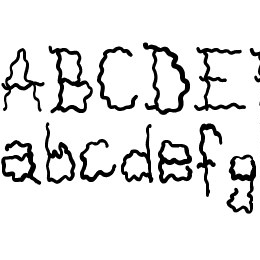 Drunken Horror Ghost Font File