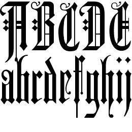 DuererGotisch Font File