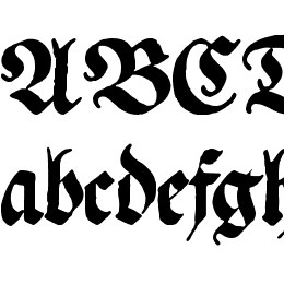 Ehmcke Federfraktur Font File