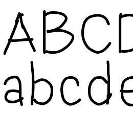 Eka's Android Handwriting Font File