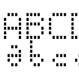 Electrodots Font File