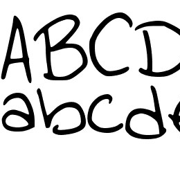 EmmysHandwriting Font File