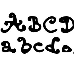 Endcurled Font File