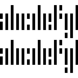 Error Stencil Font File