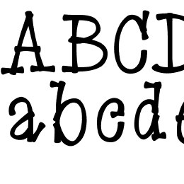 EryxCartoon Font File