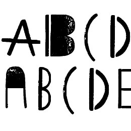 Ethnic ABC Font File