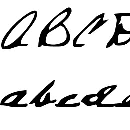 Everett Steele's Hand Font File