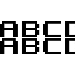 F-Zero GBA Text 1 Font File