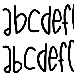 FantaseaAquaBabe Font File