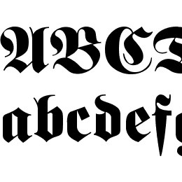 Fette classic UNZ Fraktur Font File