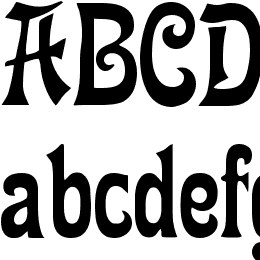 Fette Mikado Font File