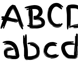 Finger Paint Font File