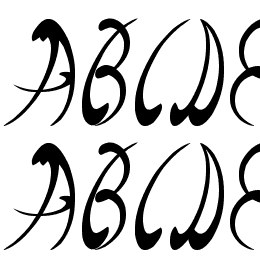 fish bone Font File