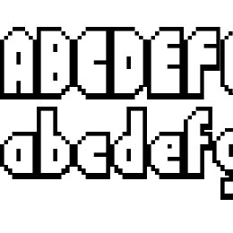 FlappyBirdy Font File