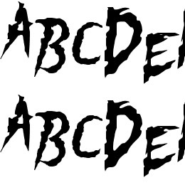 Flogged Font File