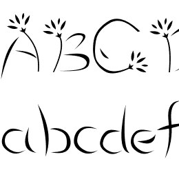 flower3 Font File