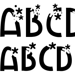 FlowerExplosion Font File