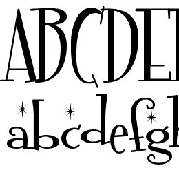 Fontdinerdotcom Sparkly Font File