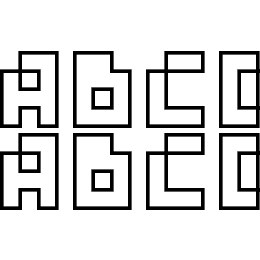 four pixel caps Font File