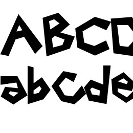 Freaky Paper Cutouts Font File