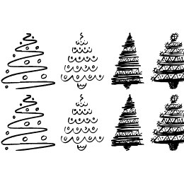 Fun Christmas Trees Font File