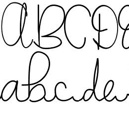 gabbishandwriting Font File