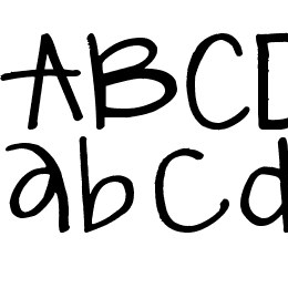 gabiies handwritting Font File