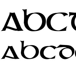 Gaeilge 1 Normal Font File