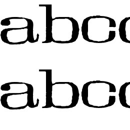 Galeries Font File