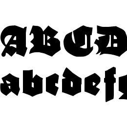 Ganz Grobe Gotisch Font File