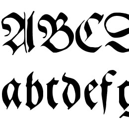 Gebetbuch Fraktur Font File