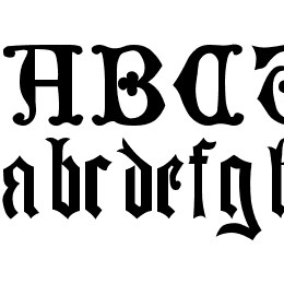 German Blackletters, 15th c. Font File