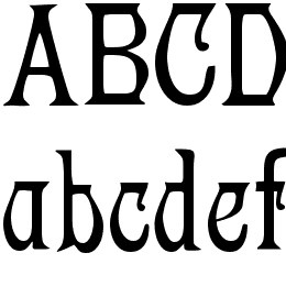 Germanica Font File