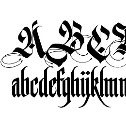 Germanika Personal Use Regular Font File