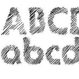 Ghotic Scatch Font File